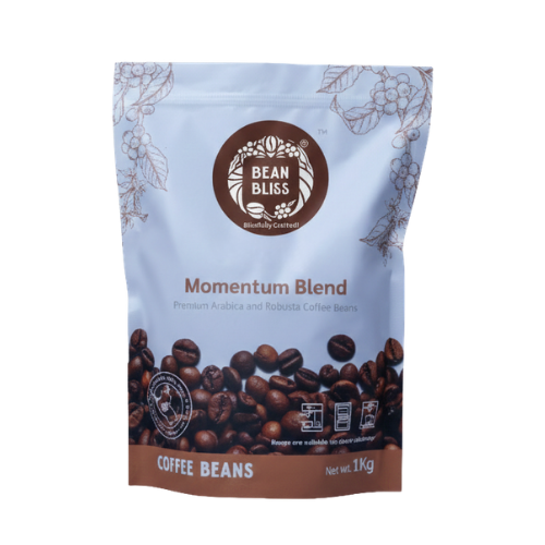 Bean Bliss Momentum Coffee Beans Blend: Smooth & Balanced Medium Roast for a Perfect Brew