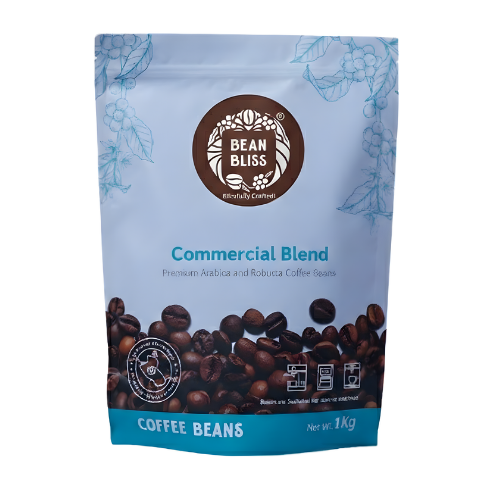 Bean Bliss Commercial Coffee Beans Blend – Premium Arabica & Robusta Mix for Rich, Full-Bodied Flavor